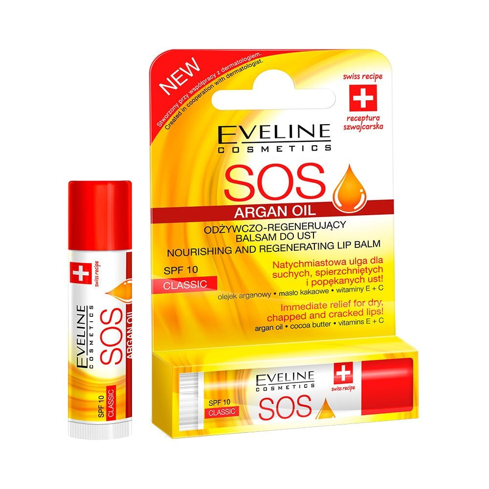 Eveline Cosmetics - Odżywczo-regenerujący balsam do ust sos classic