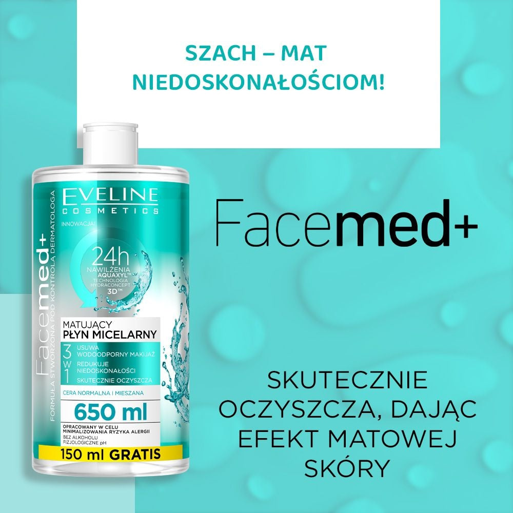 Eveline Cosmetics - Matujący płyn micelarny - 2