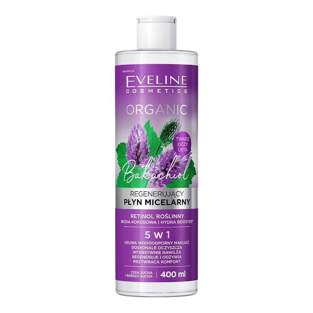 Eveline Cosmetics - Regenerujący płyn micelarny do demakijażu z bakuchiolem