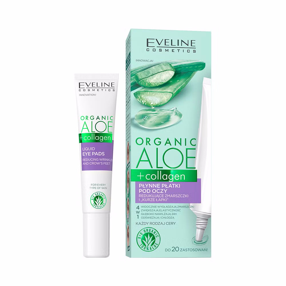 Eveline Cosmetics - Płynne płatki pod oczy redukujące zmarszczki i kurze łapki