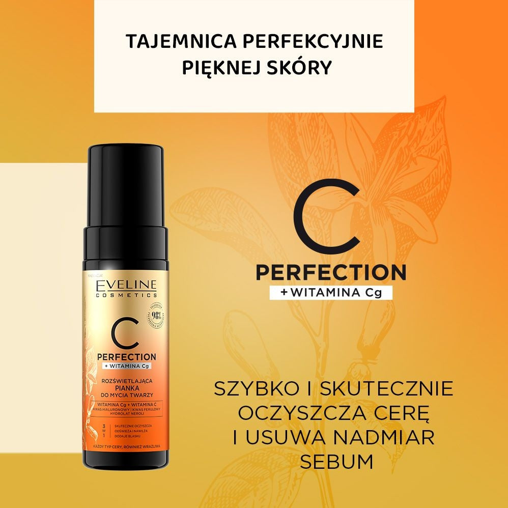 Eveline Cosmetics - Rozświetlająca pianka do mycia twarzy z witaminą C - 2