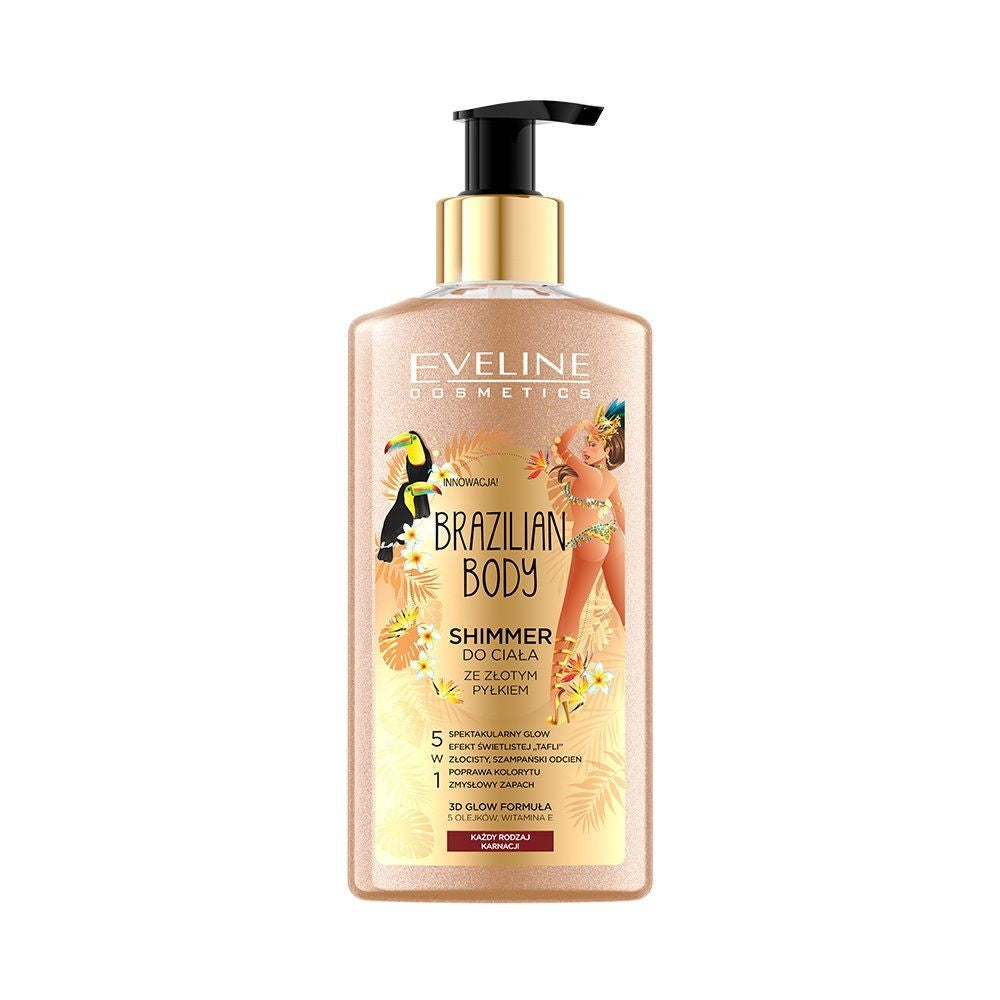 Eveline Cosmetics - Shimmer do ciała ze złotym pyłem