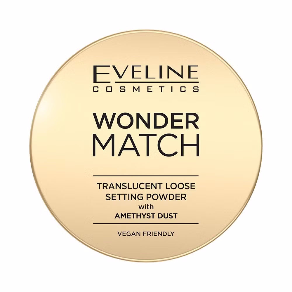 Eveline Cosmetics - Puder utrwalający z ametystowym pyłkiem