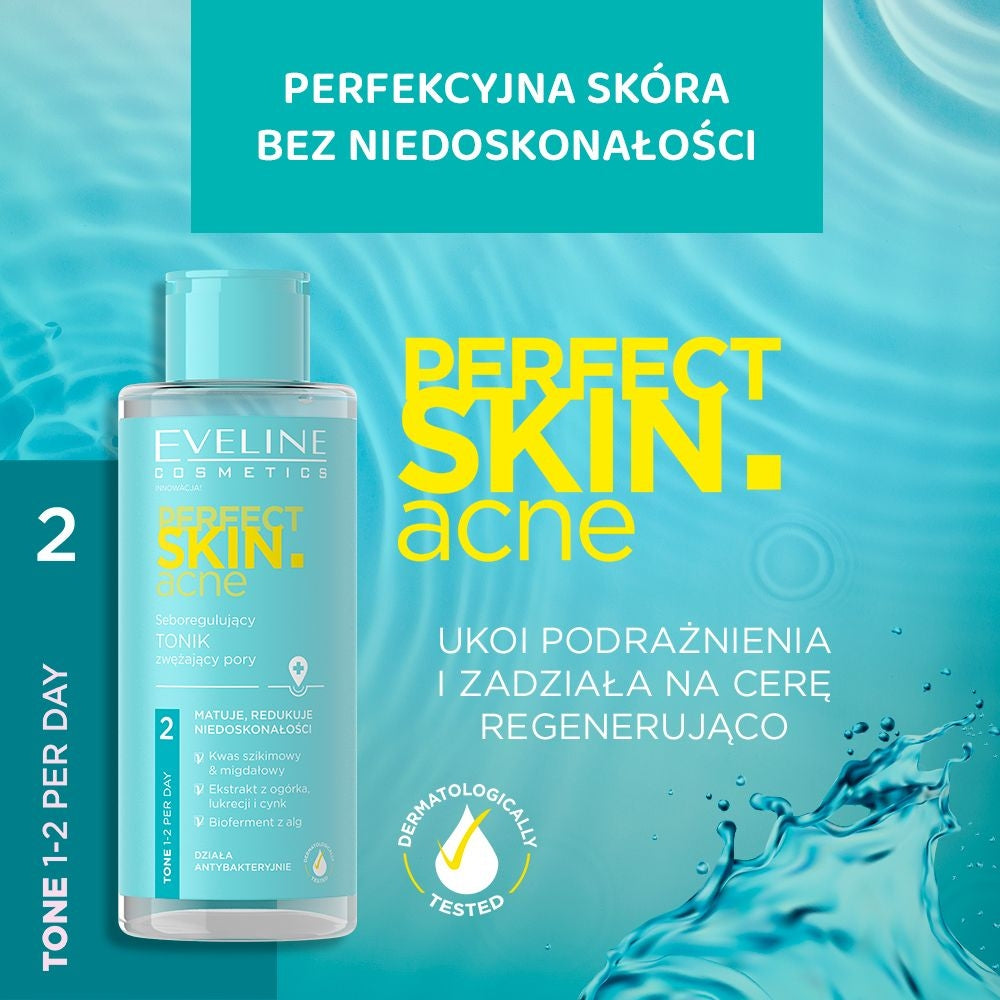 Eveline Cosmetics - Seboregulujący tonik zwężający pory - 2