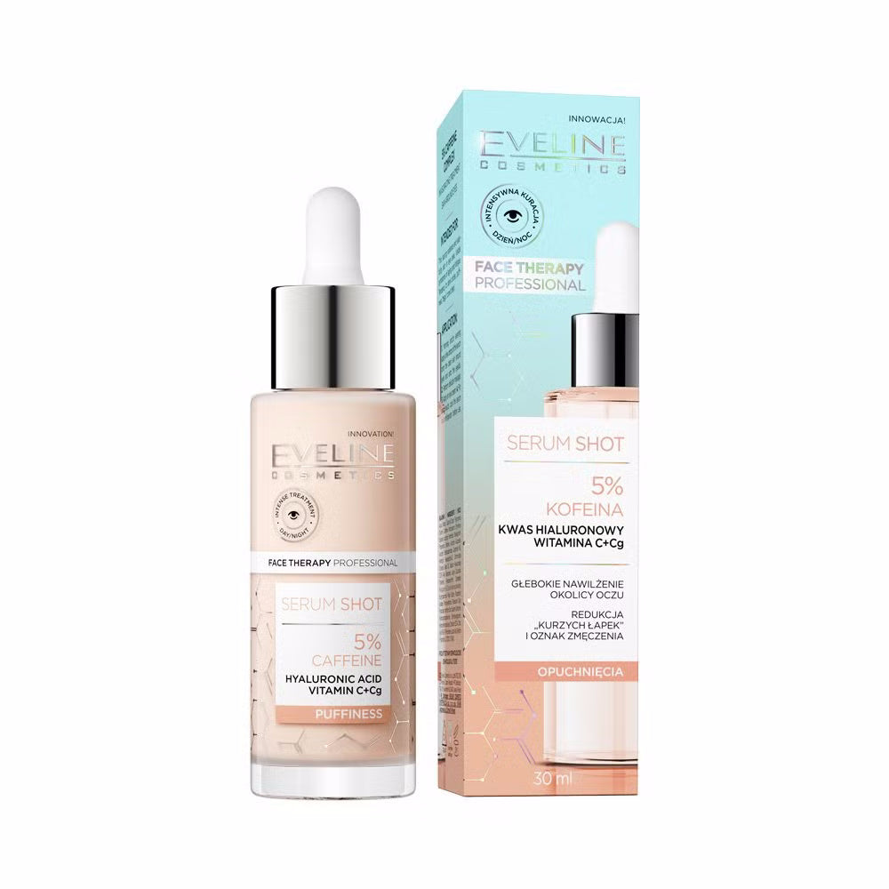 Eveline Cosmetics - Serum Shot Kuracja energizująca z 5% kompleksem kofeiny do skóry wokół oczu