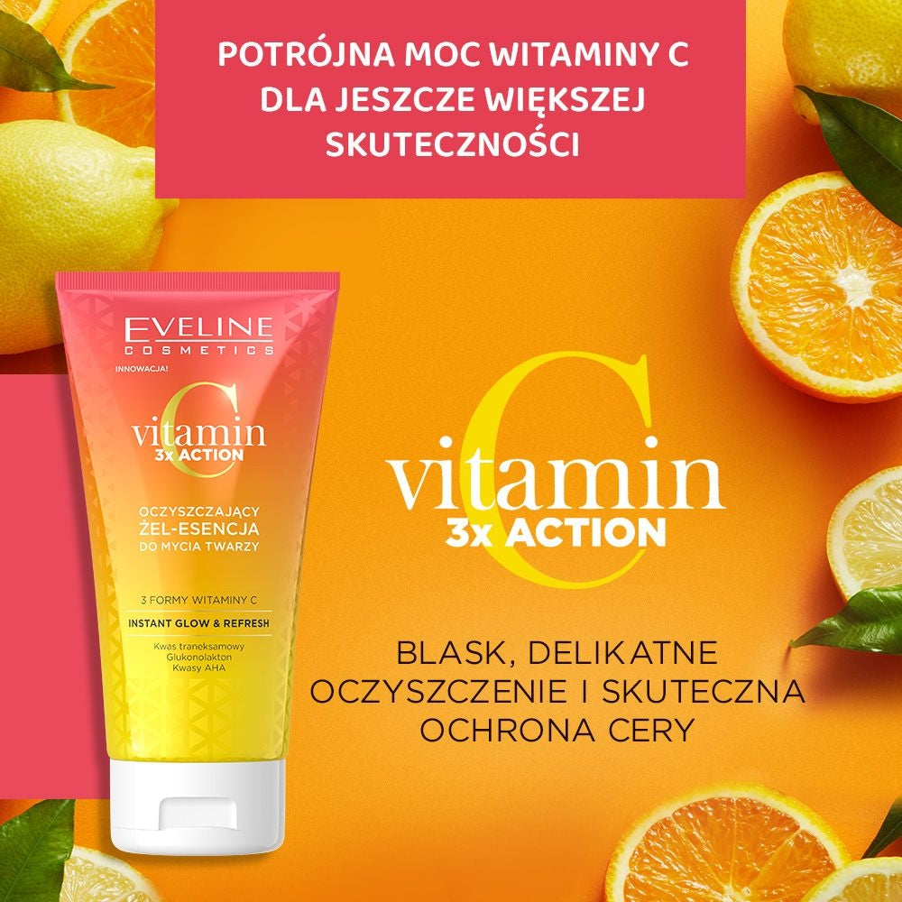 Eveline Cosmetics - Oczyszczający żel-esencja do mycia twarzy - 2