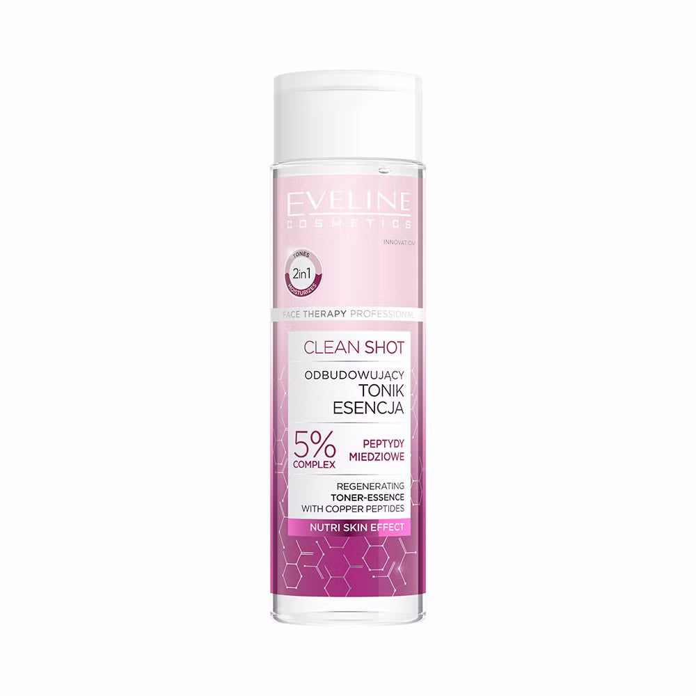 Eveline Cosmetics - Clean Shot Odbudowujący tonik-esencja