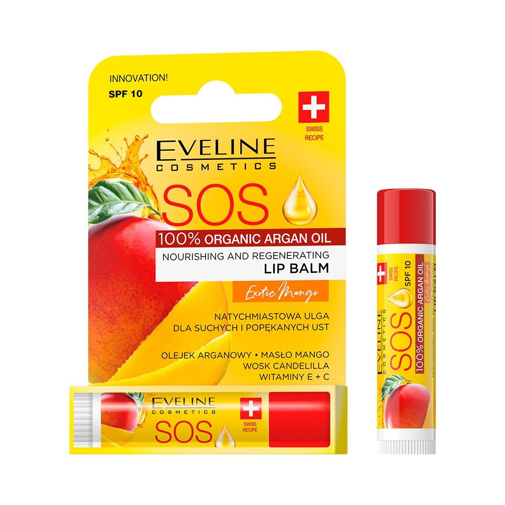 Eveline Cosmetics - Odżywczo-regenerujący balsam do ust Exotic Mango