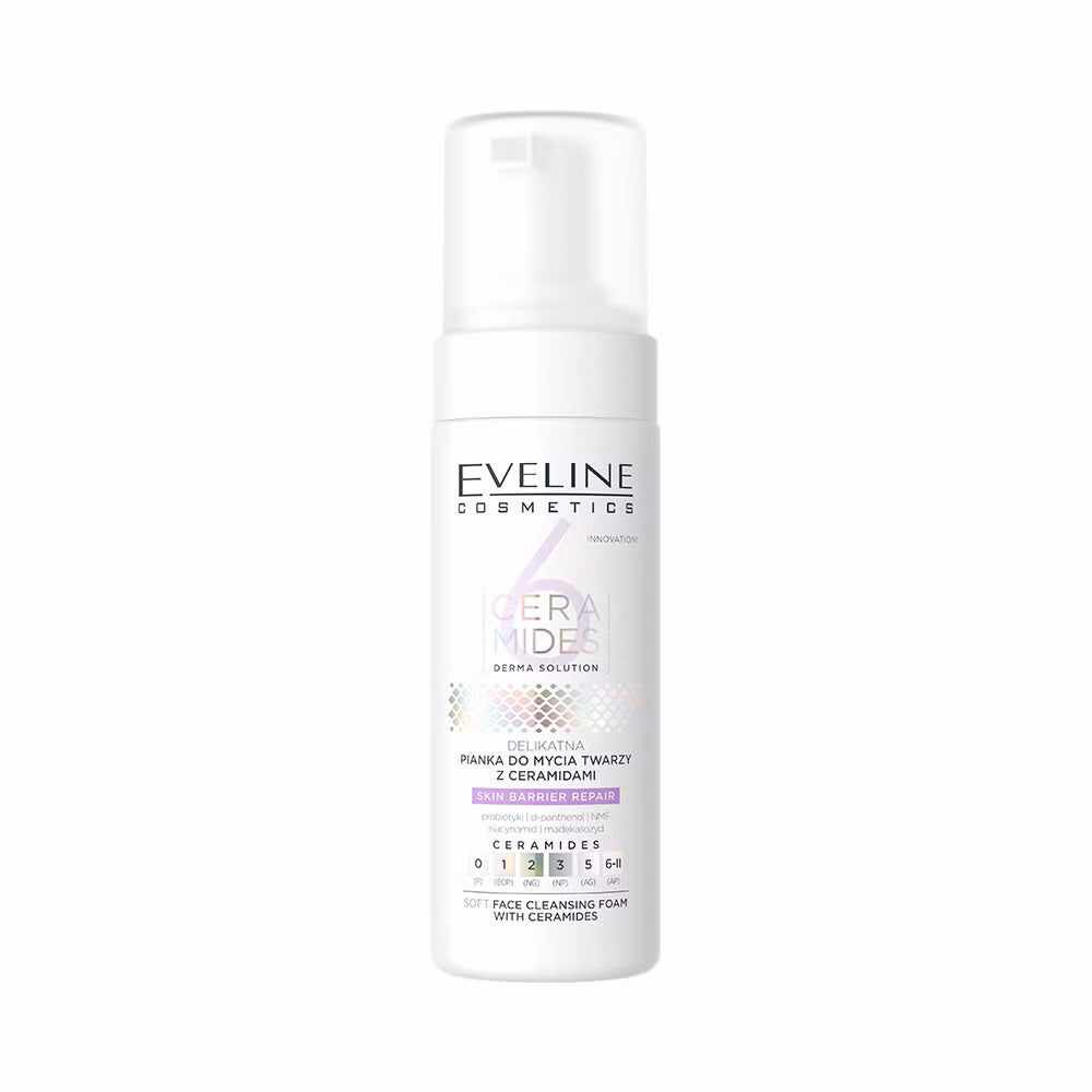 Eveline Cosmetics - Delikatna pianka do mycia twarzy z ceramidami