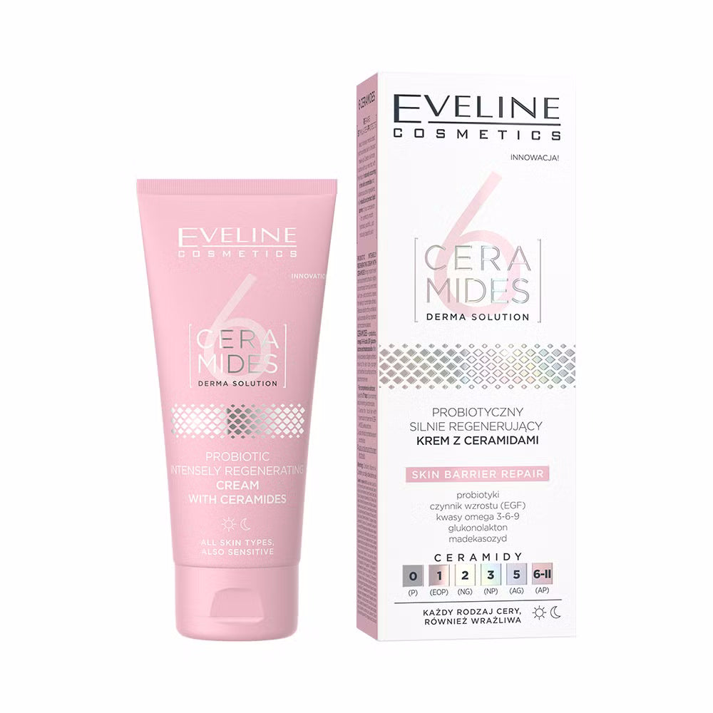 Eveline Cosmetics - Probiotyczny silnie regenerujący krem z ceramidami