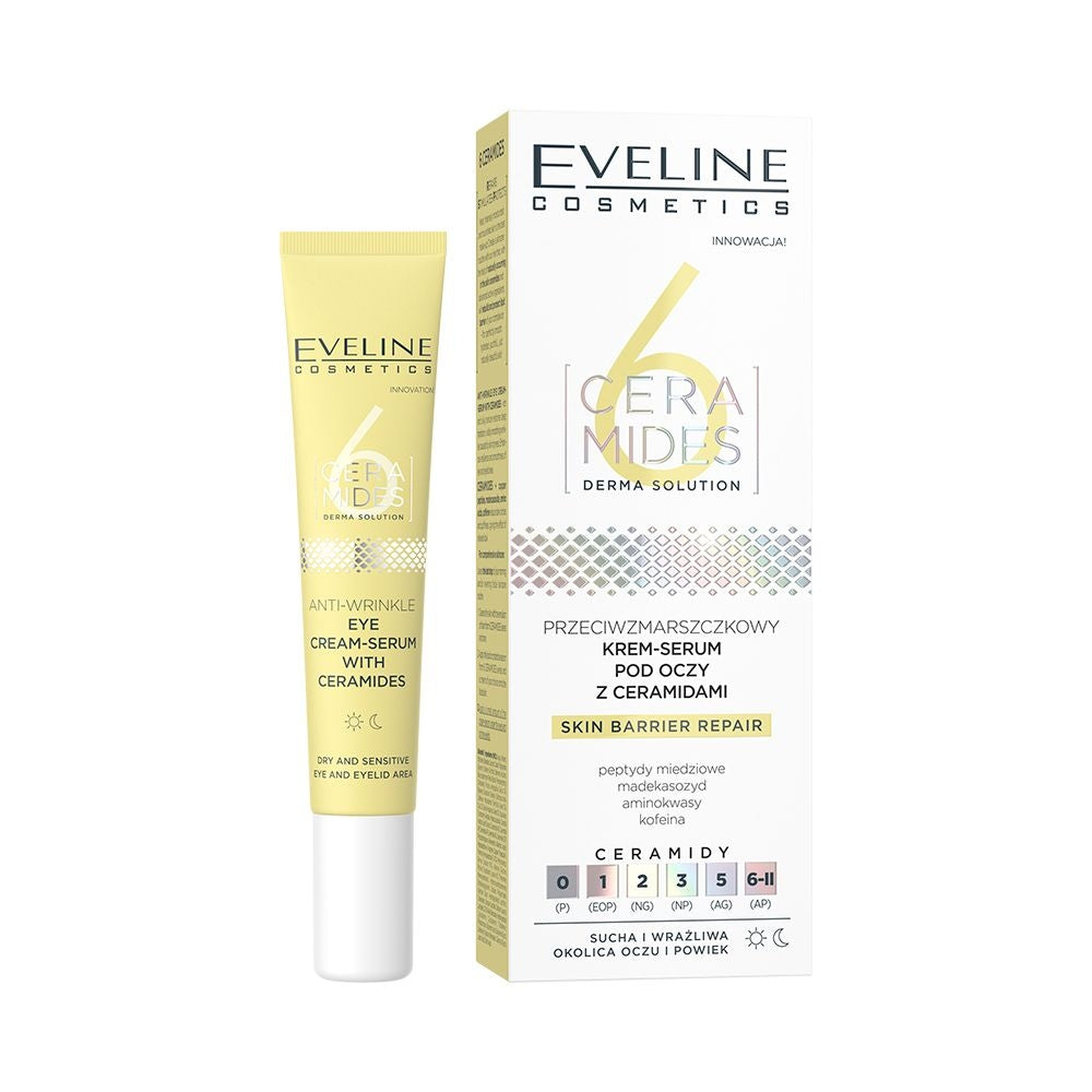 Eveline Cosmetics - Przeciwzmarszczkowy krem-serum pod oczy z ceramidami
