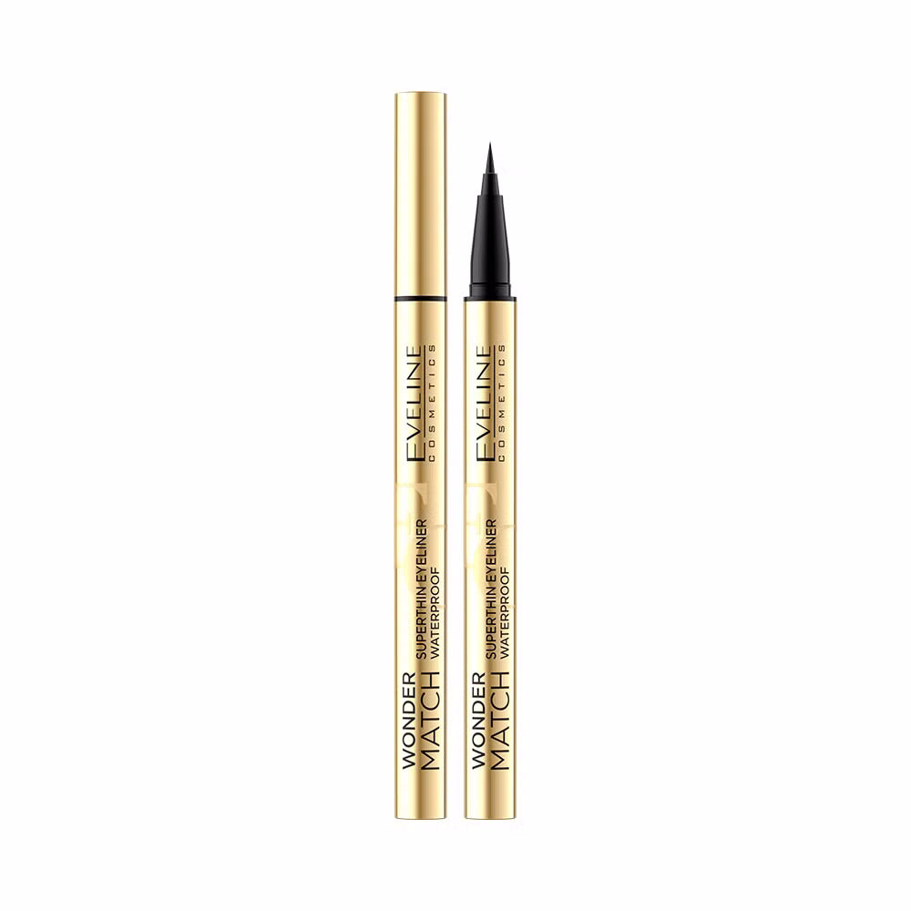Eveline Cosmetics - Wodoodporny precyzyjny eyeliner, czarny
