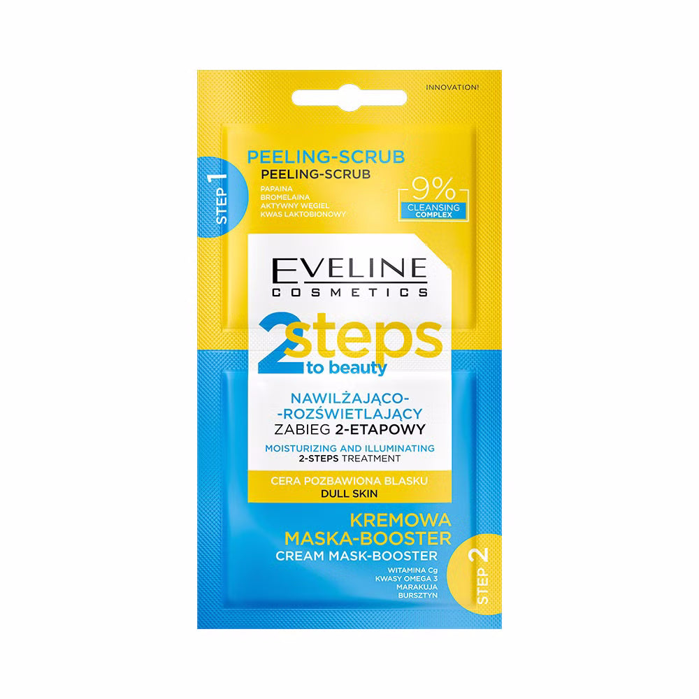 Eveline Cosmetics - Nawilżająco-rozświetlający zabieg 2-etapowy