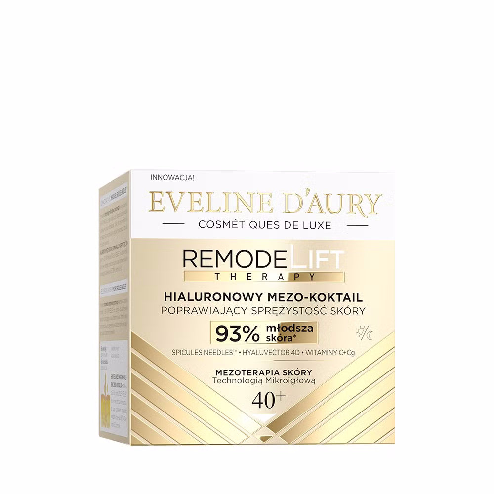 Eveline Cosmetics - Hialuronowy mezo-koktail poprawiający sprężystość skóry 40+