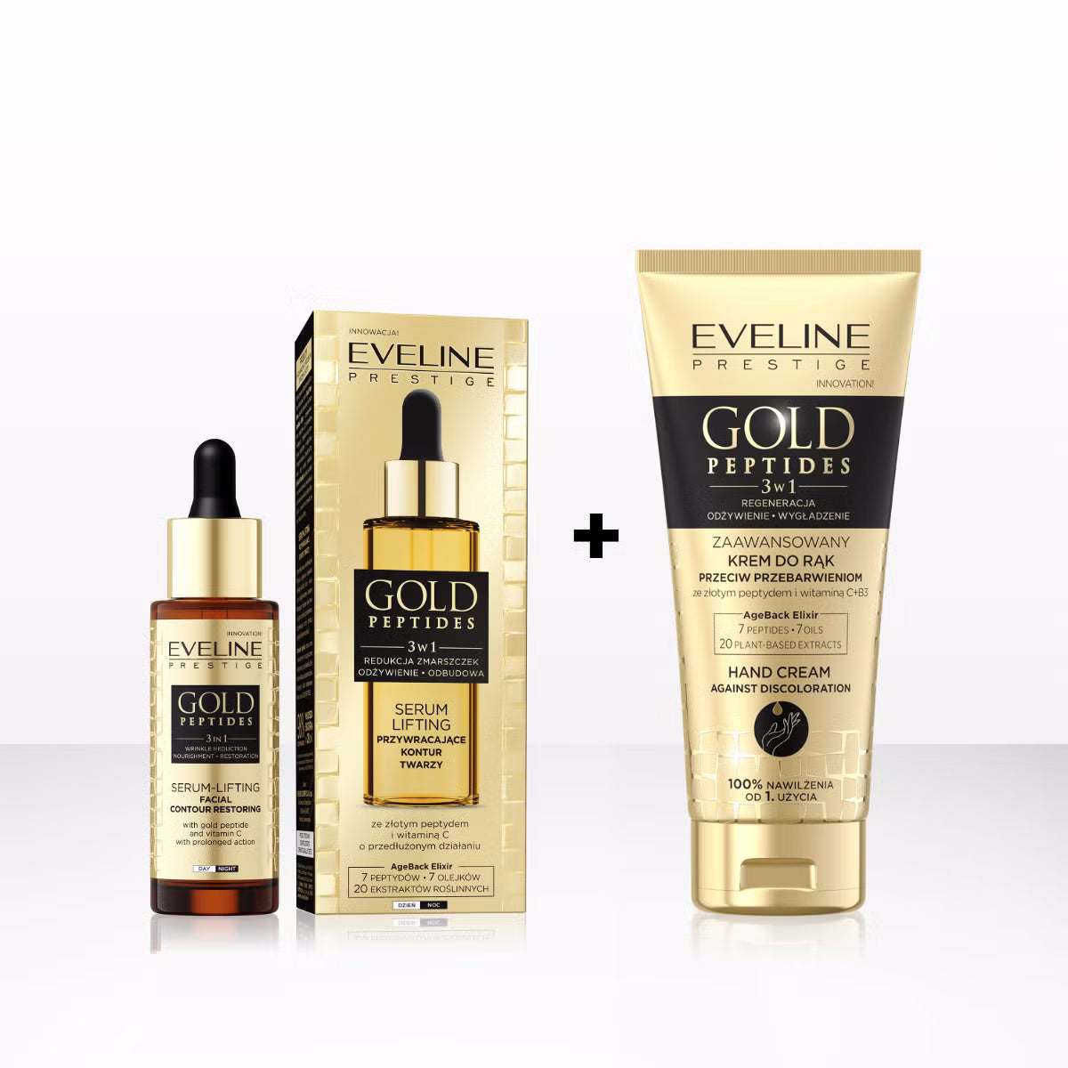 Eveline Cosmetics - Zestaw Pielęgnacyjny Duet: serum i krem
