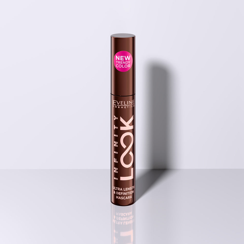 Eveline Cosmetics - Wydłużająco-definiujący tusz do rzęs, brązowy