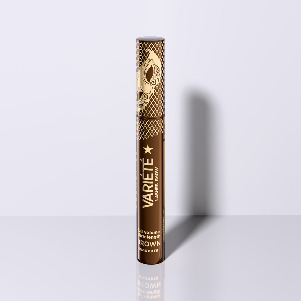 Eveline Cosmetics - Tusz do rzęs zwiększający objętość i wydłużający, brązowy