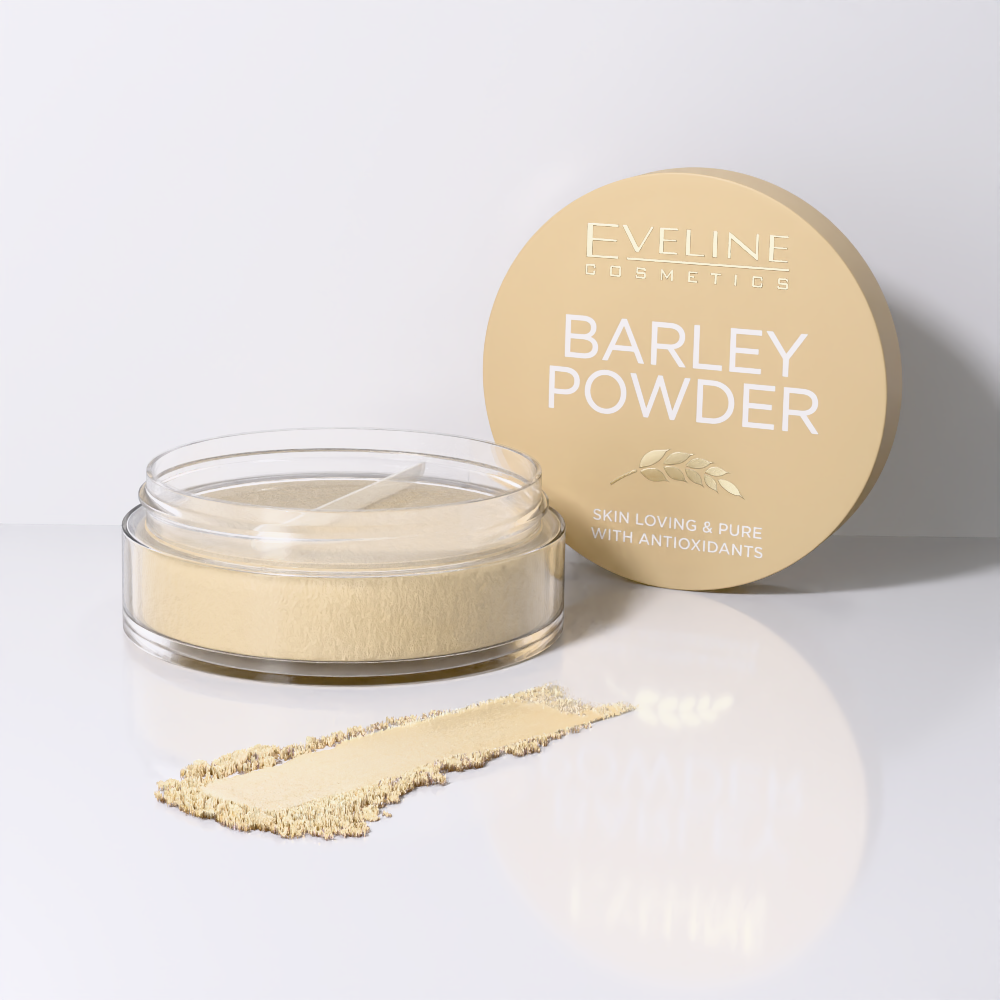 Eveline Cosmetics - Puder sypki z mączką jęczmienną