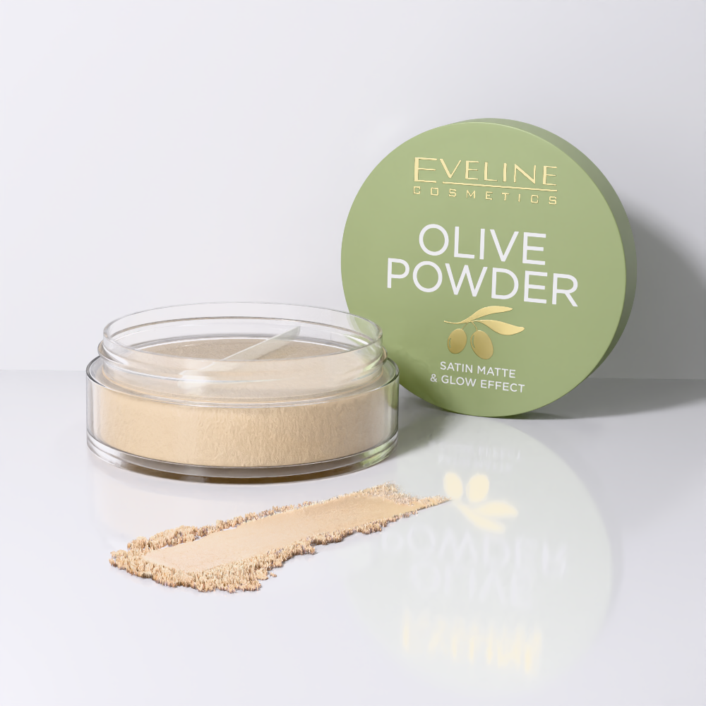 Eveline Cosmetics - Puder sypki z ekstraktem z liści i nasion oliwki