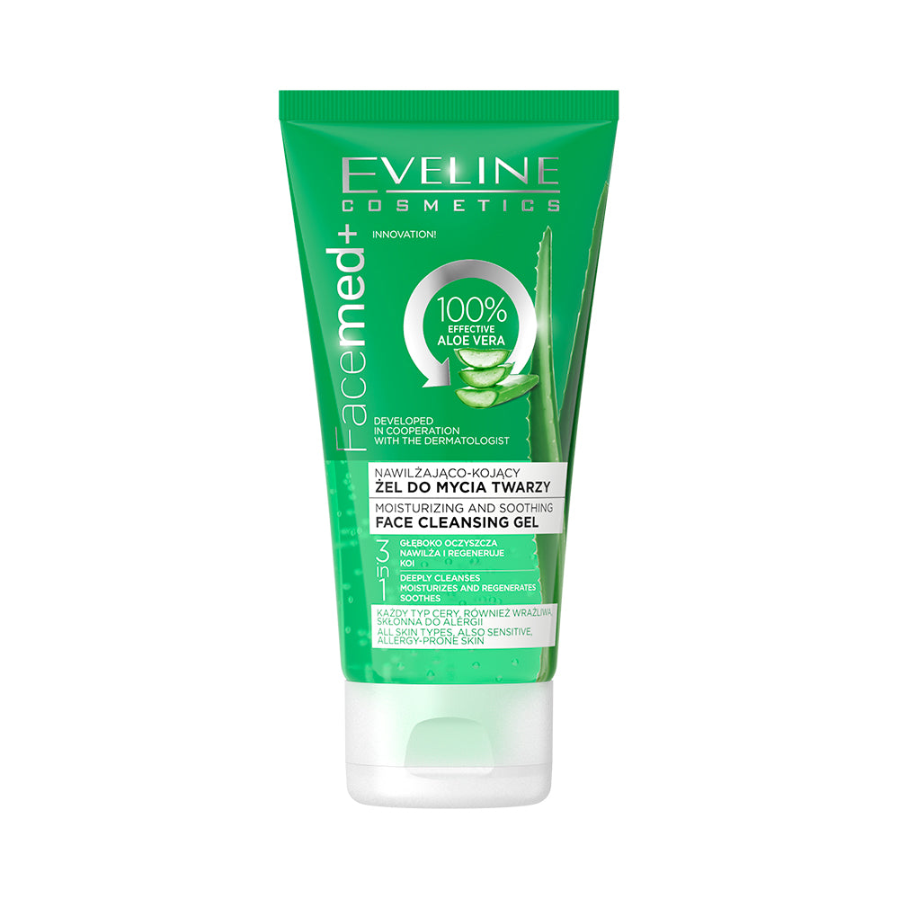 Eveline Cosmetics - Nawilżająco-kojący żel do mycia twarzy, wersja mini