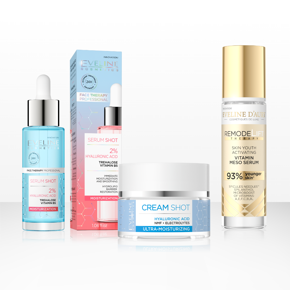 Eveline Cosmetics - Zestaw Mezo-Serum i bestsellery serii Shot