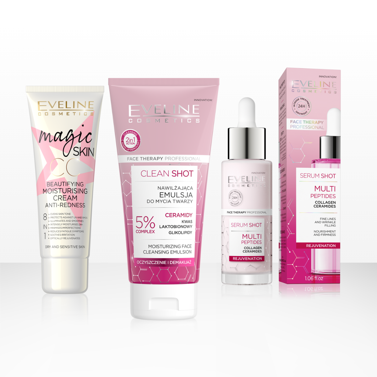Eveline Cosmetics - Zestaw Pokochaj swoją skórę: rytuał SKINCARE